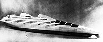 盖茨于1932年设计的全流线型海轮