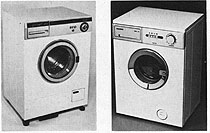 意大利提玛–164型洗衣机(左) 和哲罗瓦特–955型洗衣机(右)